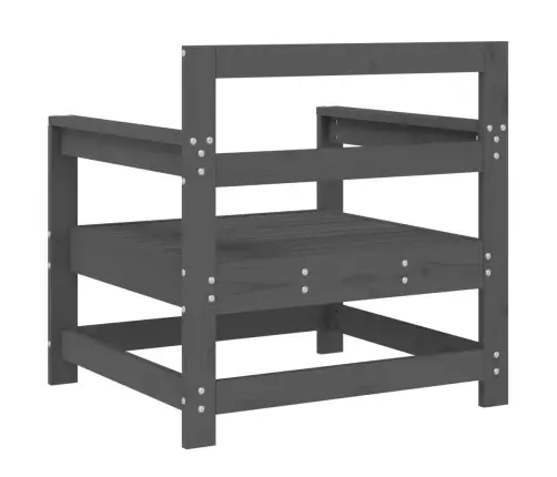 Dārza Krēsli, 2 Gab., Pelēki, Priedes Masīvkoks Vidaxl