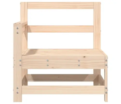 Kampinės Sodo Sofos Dalys, 2Vnt., Pušies Medienos Masyvas