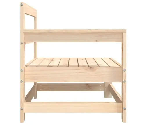 Kampinės Sodo Sofos Dalys, 2Vnt., Pušies Medienos Masyvas