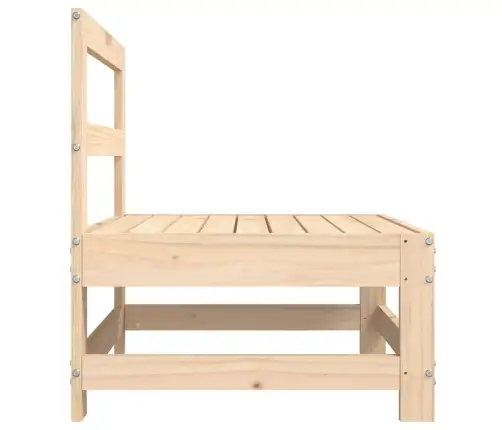 Vidējie Dārza Dīvāni, 2 Gab., Priedes Masīvkoks Vidaxl