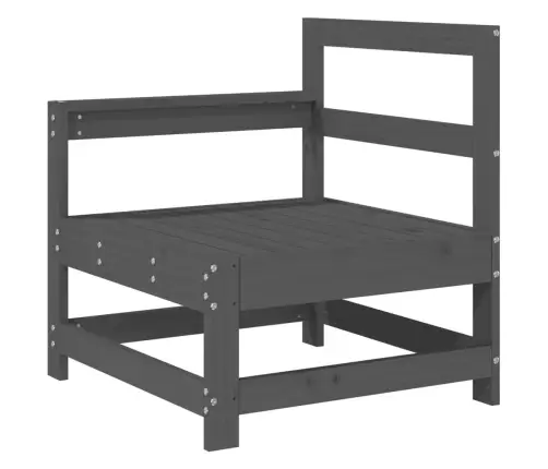 3-Osaline Aiamööbli Komplekt, Hall, Männipuit