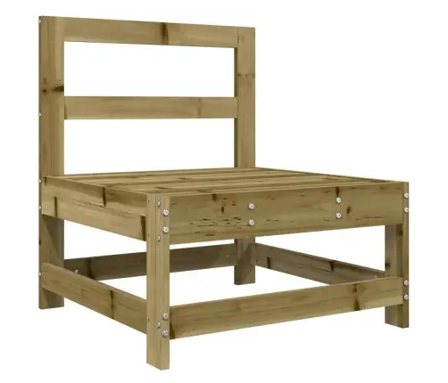 Sodo Poilsio Baldų Komplektas, 3 Dalių, Impregnuota Pušis