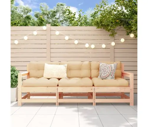 3-Osaline Aiamööblikomplekt, Männipuit