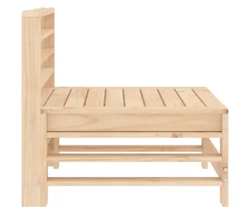 Vidējais Dārza Dīvāns, Priedes Masīvkoks Vidaxl