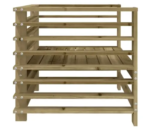 Dārza Krēsli, 2 Gab., Impregnēts Priedes Koks Vidaxl