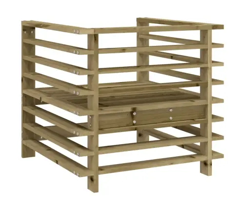 Dārza Krēsli, 2 Gab., Impregnēts Priedes Koks Vidaxl