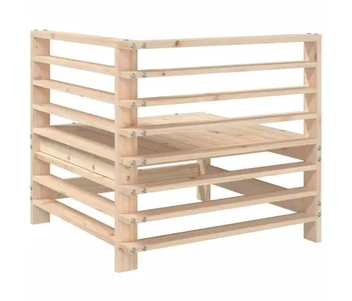 Dārza Stūra Dīvāni, 2 Gab., Priedes Masīvkoks Vidaxl