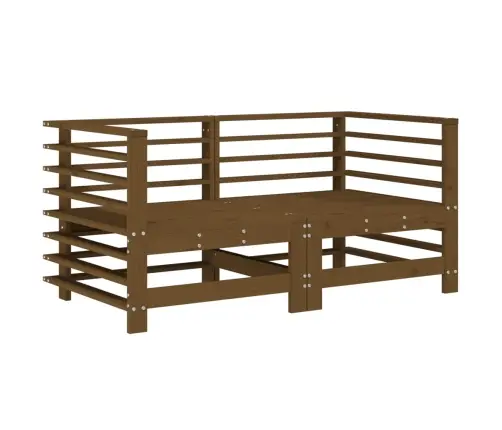 Dārza Stūra Dīvāni, 2 Gab., Medus Brūni, Priedes Masīvkoks Vidaxl