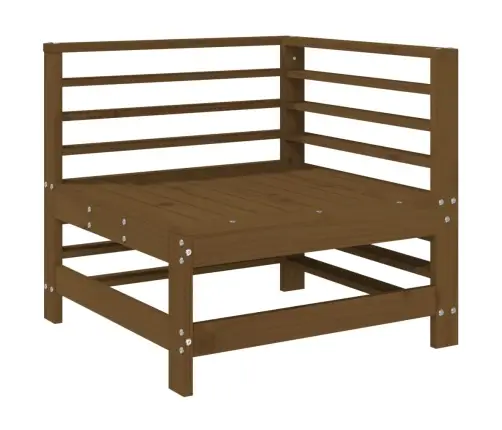 Dārza Stūra Dīvāni, 2 Gab., Medus Brūni, Priedes Masīvkoks Vidaxl