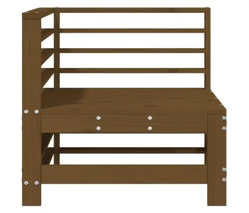 Dārza Stūra Dīvāni, 2 Gab., Medus Brūni, Priedes Masīvkoks Vidaxl