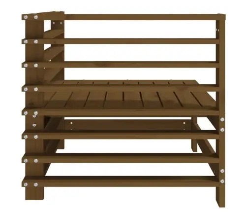 Dārza Stūra Dīvāni, 2 Gab., Medus Brūni, Priedes Masīvkoks Vidaxl