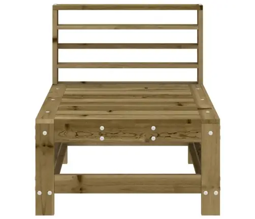 Vidējie Dārza Dīvāni, 2 Gab., Impregnēts Priedes Koks Vidaxl