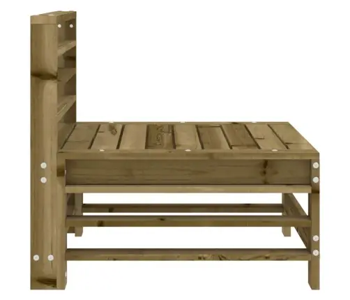 Vidējie Dārza Dīvāni, 2 Gab., Impregnēts Priedes Koks Vidaxl