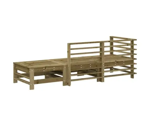 3-Osaline Aiamööbli Komplekt, Immutatud Männipuit