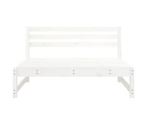 Keskmine Aiadiivani Osa, Valge, 120 X 80 cm Männipuit