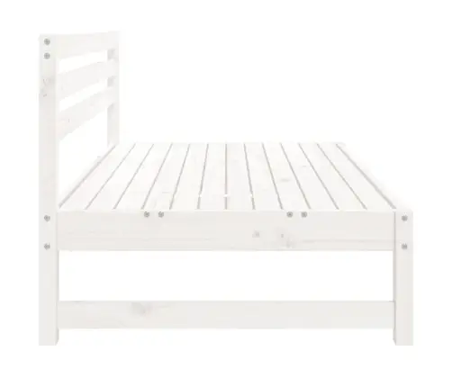 Keskmine Aiadiivani Osa, Valge, 120 X 80 cm Männipuit