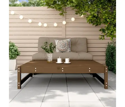 Dārza Kājsoliņš, 120X80 Cm, Priedes Masīvkoks, Brūns Vidaxl