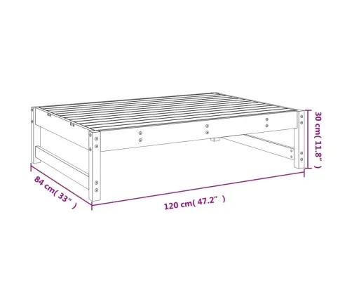 Sodo Pakoja, 120X80cm Impregnuota Pušies Mediena Sodo Pakoja, 120X80cm Impregnuota Pušies Mediena