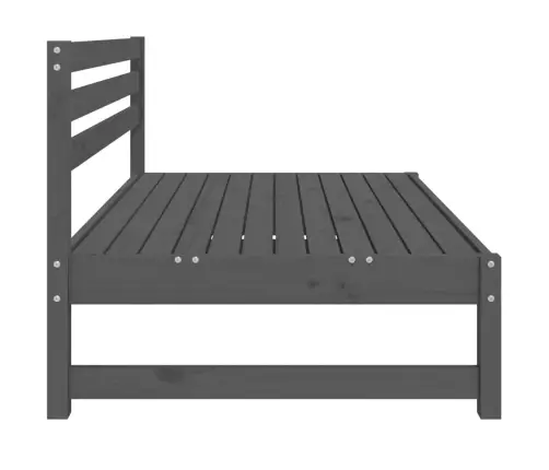 Vidurinės Sodo Sofos Dalys, 2Vnt., Pilkos, 120X80cm Pušis