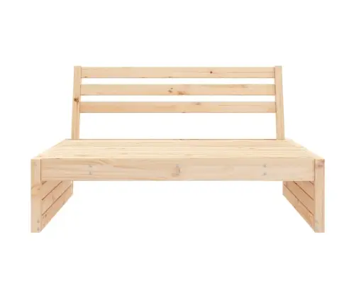 Dārza Vidējais Dīvāns, 120X80 Cm, Priedes Masīvkoks Vidaxl