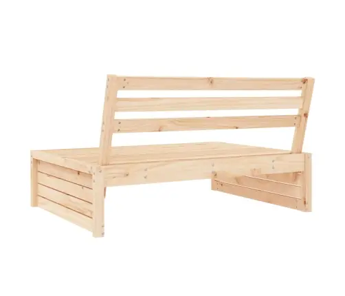 Dārza Vidējais Dīvāns, 120X80 Cm, Priedes Masīvkoks Vidaxl