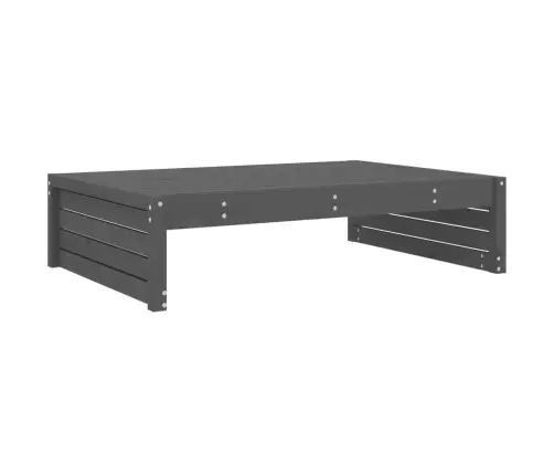 Dārza Kājsoliņš, Pelēks, 120X80 Cm, Priedes Masīvkoks Vidaxl Dārza Kājsoliņš, Pelēks, 120X80 Cm, Priedes Masīvkoks Vidaxl