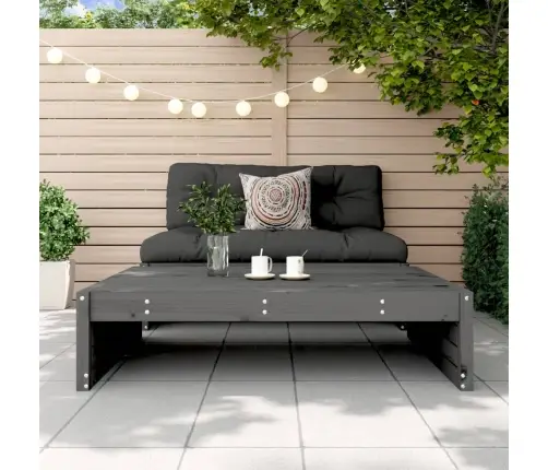 Dārza Kājsoliņš, Pelēks, 120X80 Cm, Priedes Masīvkoks Vidaxl Dārza Kājsoliņš, Pelēks, 120X80 Cm, Priedes Masīvkoks Vidaxl