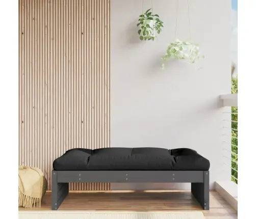 Dārza Kājsoliņš, Pelēks, 120X80 Cm, Priedes Masīvkoks Vidaxl Dārza Kājsoliņš, Pelēks, 120X80 Cm, Priedes Masīvkoks Vidaxl