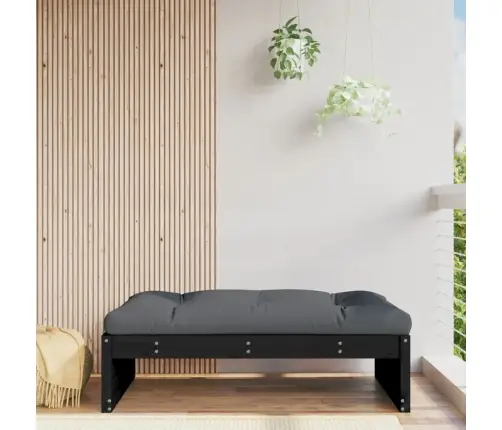 Sodo Pakoja, Juodos Spalvos, 120X80cm Pušies Medienos Masyvas Sodo Pakoja, Juodos Spalvos, 120X80cm Pušies Medienos Masyvas