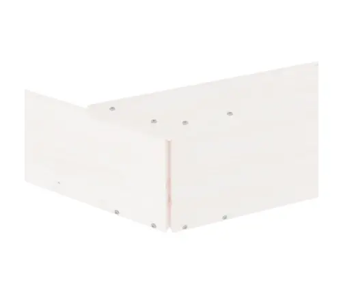 Smilšu Kaste Ar Sēdekļiem, Balta, Astoņstūra Forma, Priede Vidaxl