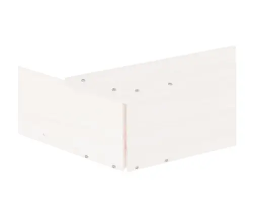 Smėlio Dėžė Su Sėdynėmis, Balta, Pušies Masyvas, Aštuonkampė