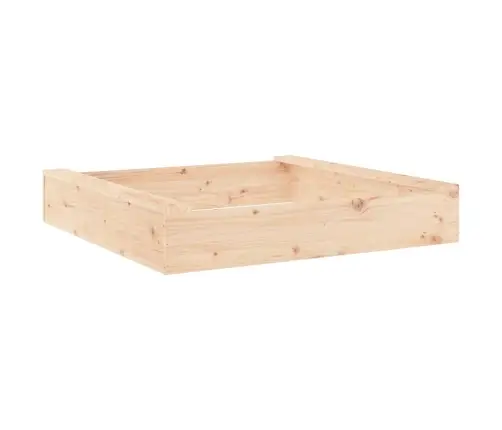 Smilšu Kaste Ar Sēdekļiem, Kvadrāta Forma, Priedes Masīvkoks Vidaxl