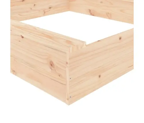 Smilšu Kaste Ar Sēdekļiem, Kvadrāta Forma, Priedes Masīvkoks Vidaxl