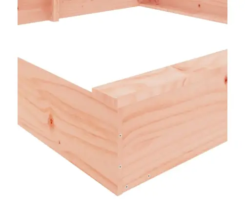 Smilšu Kaste Ar Sēdekļiem, Kvadrāta Forma, Duglasa Masīvkoks Vidaxl