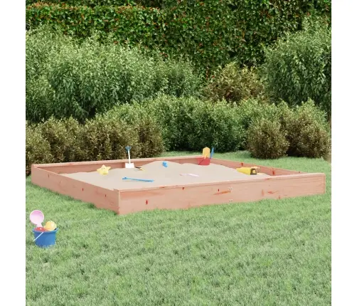 Smilšu Kaste Ar Sēdekļiem, Kvadrāta Forma, Duglasa Masīvkoks Vidaxl