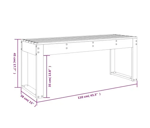 Aiapink, Hall, 110X38X45 cm Männipuit
