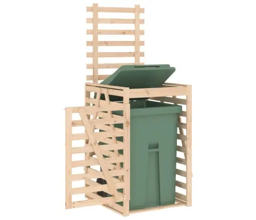 Atkritumu Tvertnes Nojume, 84X90X128,5 Cm, Priedes Masīvkoks Vidaxl