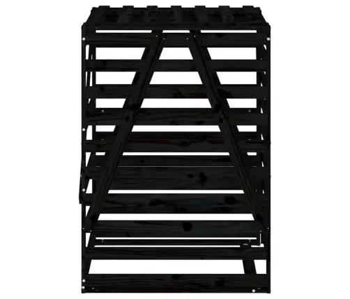 Atkritumu Tvertnes Nojume, 84X90X128,5 Cm, Priedes Masīvkoks Vidaxl