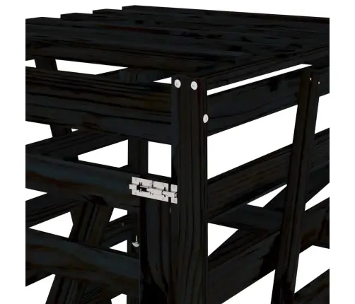 Atkritumu Tvertnes Nojume, 84X90X128,5 Cm, Priedes Masīvkoks Vidaxl