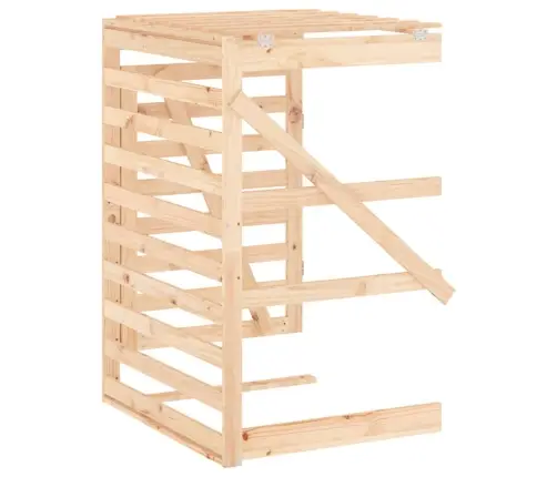 Ratastega Prügikasti Kuuri Laiendus, Männipuit