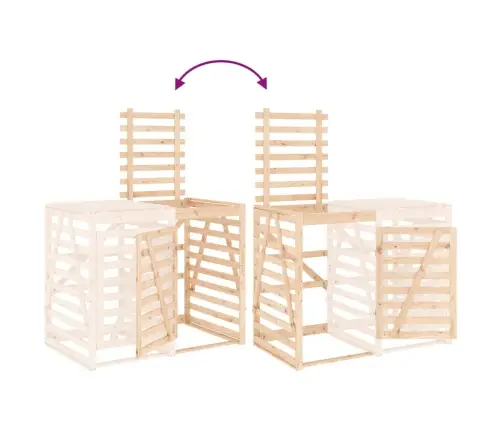 Ratastega Prügikasti Kuuri Laiendus, Männipuit