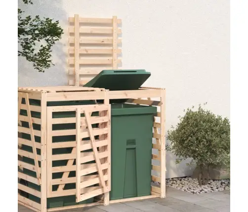 Ratastega Prügikasti Kuuri Laiendus, Männipuit