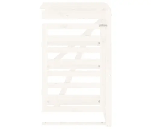 Atkritumu Tvertnes Nojume, Balta, Priedes Masīvkoks Vidaxl