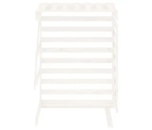 Atkritumu Tvertnes Nojume, Balta, Priedes Masīvkoks Vidaxl