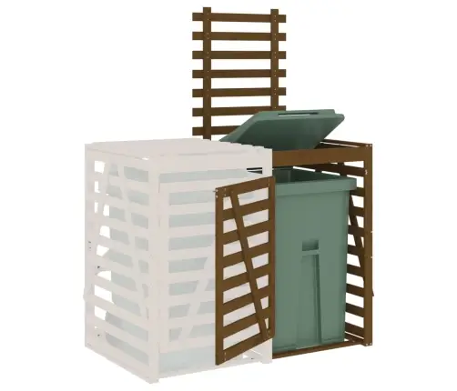 Atkritumu Tvertnes Nojume, Medus Brūna, Priedes Masīvkoks Vidaxl