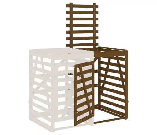 Atkritumu Tvertnes Nojume, Medus Brūna, Priedes Masīvkoks Vidaxl