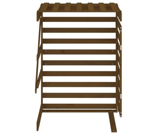 Atkritumu Tvertnes Nojume, Medus Brūna, Priedes Masīvkoks Vidaxl