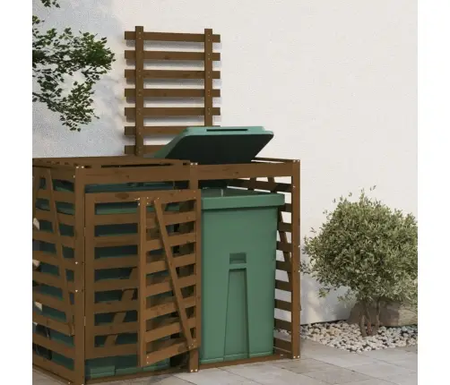 Atkritumu Tvertnes Nojume, Medus Brūna, Priedes Masīvkoks Vidaxl