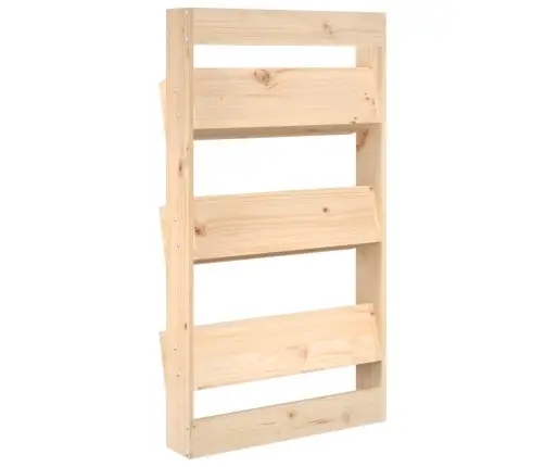 Puķu Kaste, 3 Līmeņi, 60X18,5X110 Cm, Priedes Masīvkoks Vidaxl