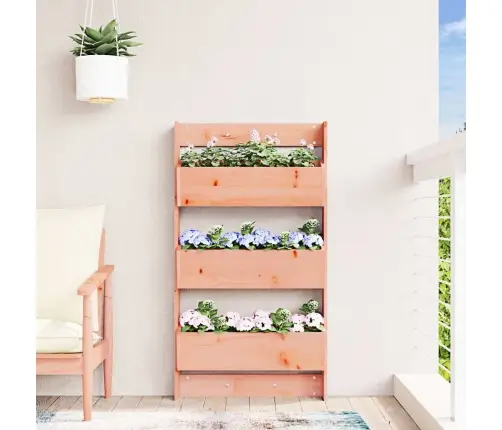 Puķu Kaste, 3 Līmeņi, 60X18,5X110 Cm, Duglasa Egles Masīvkoks Vidaxl